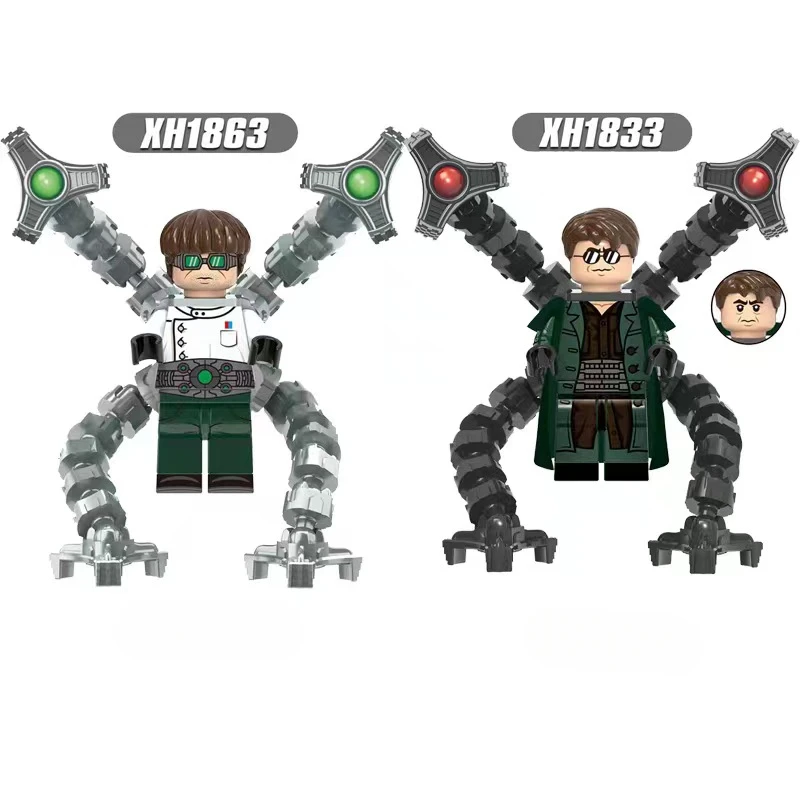 Doctor Octopus Compatible With Lego Spider Disney Toys Mini Action Diagram Building Blocks Children\'s Best-selling Toy Gifts