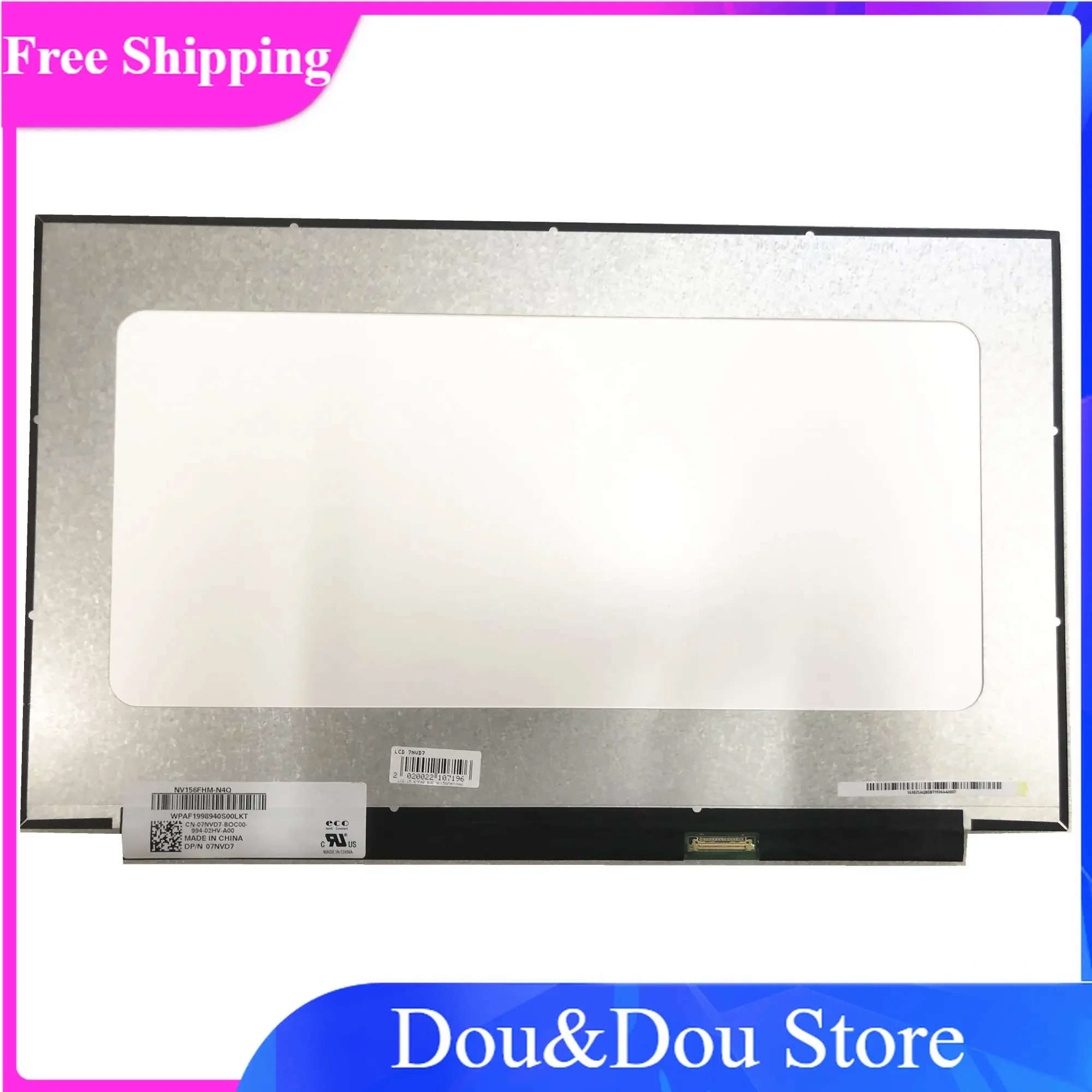 

NV156FHM-N4Q fit NV156FHM-N61 15.6" 1920X1080 IPS 30PIN EDP PANEL 72% NTSC LED SCREEN