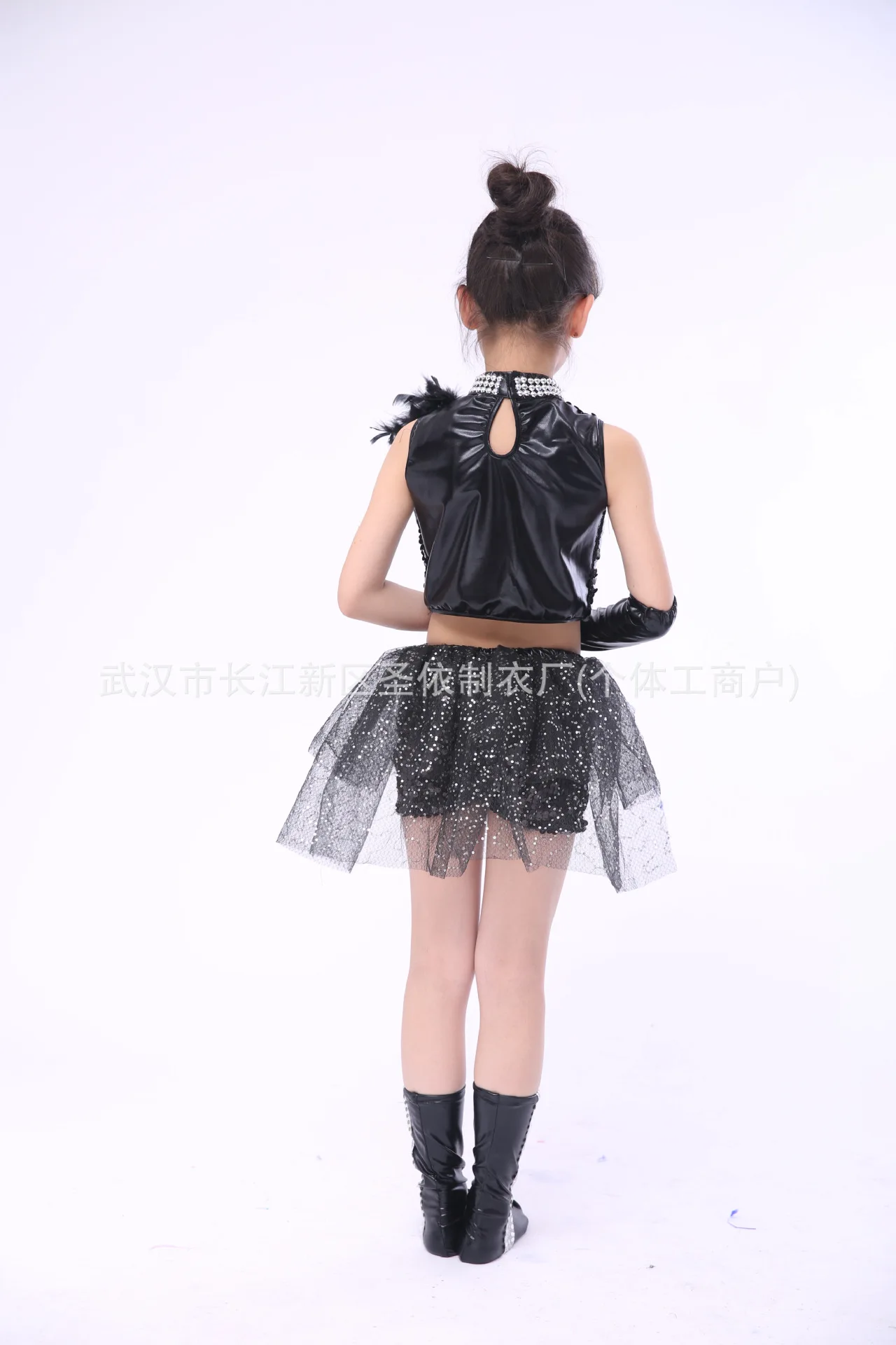 أزياء الجاز للأطفال أزياء رقص الفتيات رياض الأطفال الأولاد شارع الرقص الأطفال الترتر الرقص الحديث