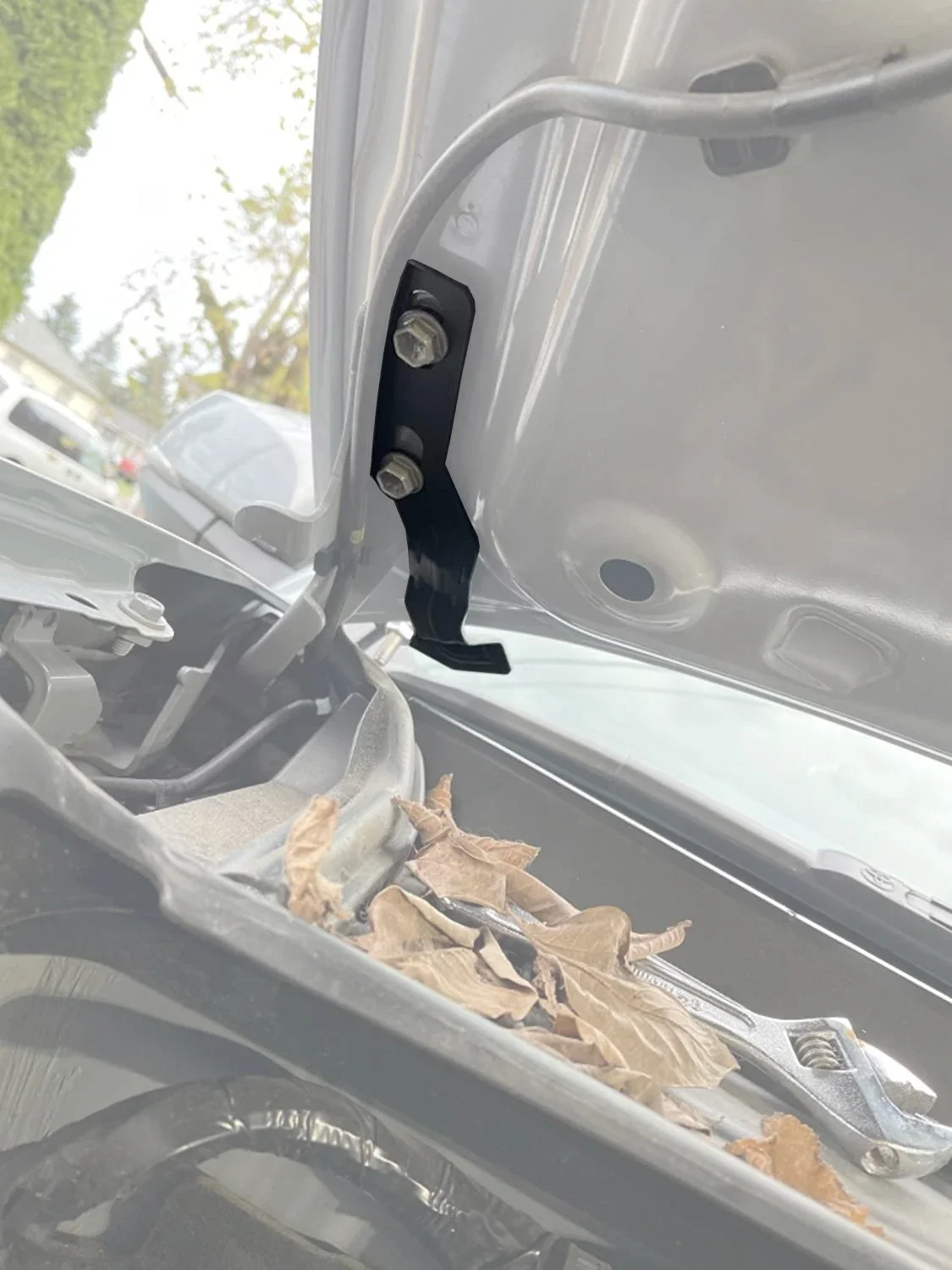 غطاء محرك السيارة المفصلي خندق ضوء جبل قوس جراب مصباح حامل لتويوتا تاكوما 2005-2015