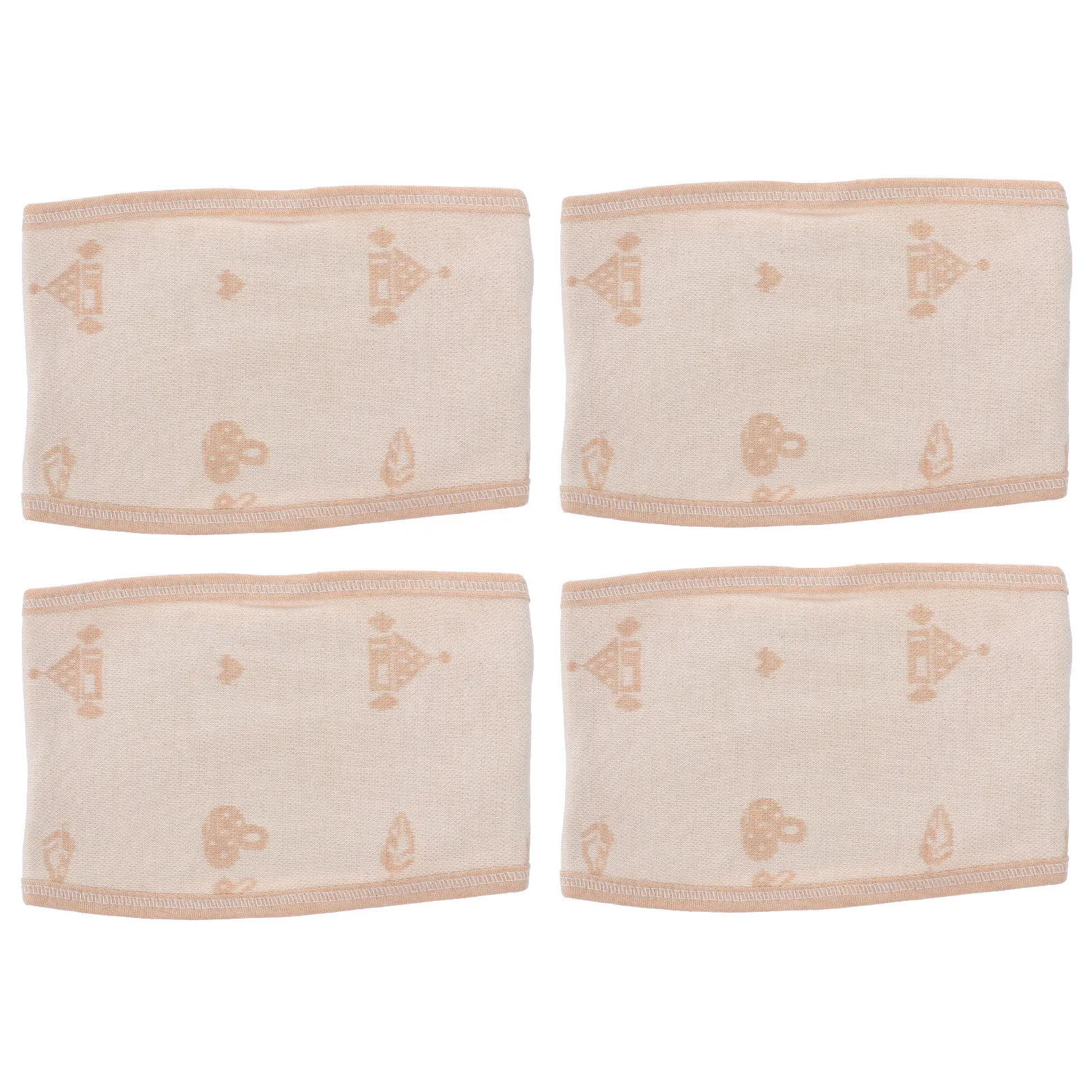 4 قطعة أربطة البطن السرة الطفل القطن الرضع حامي دافئ لينة الجلد ودية الوليد البطن للطفل رضيع #3