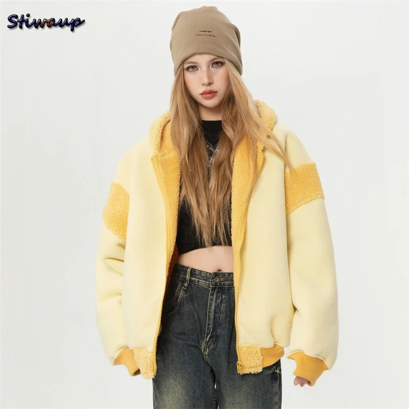 Designer Hoodies Women's Clothing Winter 2024 Korean Style Winter Clothes for Women Warm Plush Off Shoulder Christmas Sweater