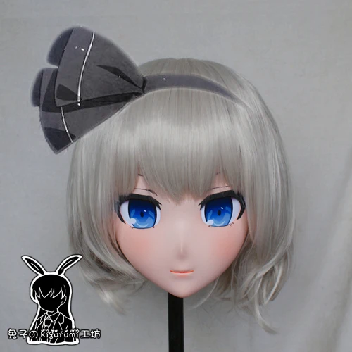 (RK9172)Top Quality Handmade Female Resin Cosplay Japanese Role Play Kigurumi Mask Crossdresser Doll Transgender Mask