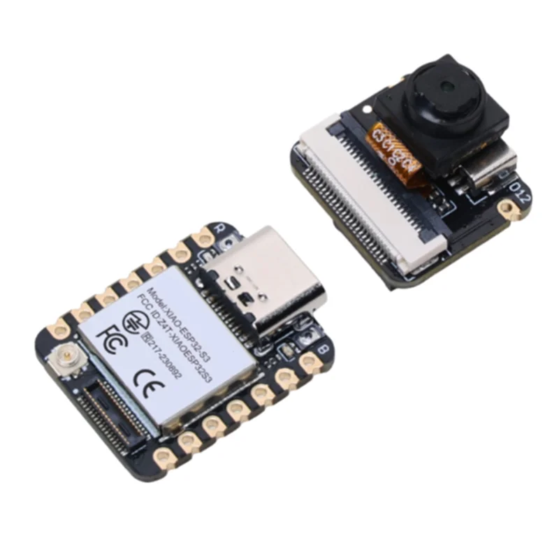 ABKI-XIAO ESP32 S3 Sense-Seeeduino Xiao Esp32s3 Sense con sensor de cámara OV2640, Wi-Fi de 2,4 Ghz, BLE 5,0, micrófono, 8MB