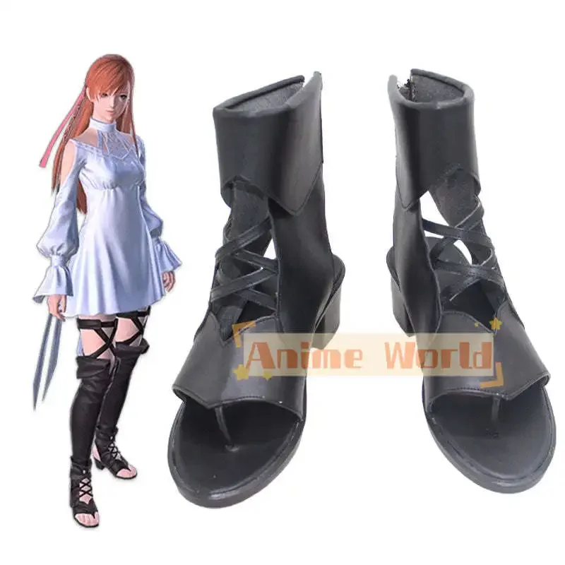 

Final Fantasy XIV FF14 Ryne Обувь для косплея Хэллоуин Карнавальные ботинки на заказ