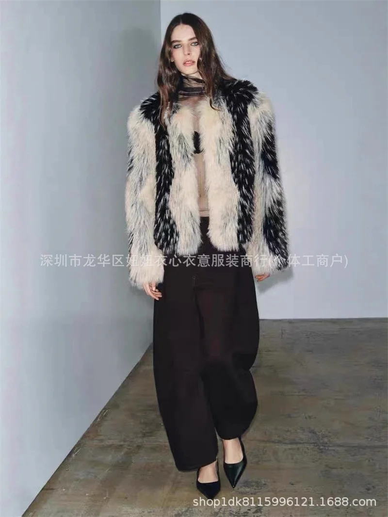 

Luxury Fur Women Suit 1 Pcs Blazer Jacket Winter Warm Black Brown Formal Wedding Guest Coat Holiday Banquet Party Bridal Outfit