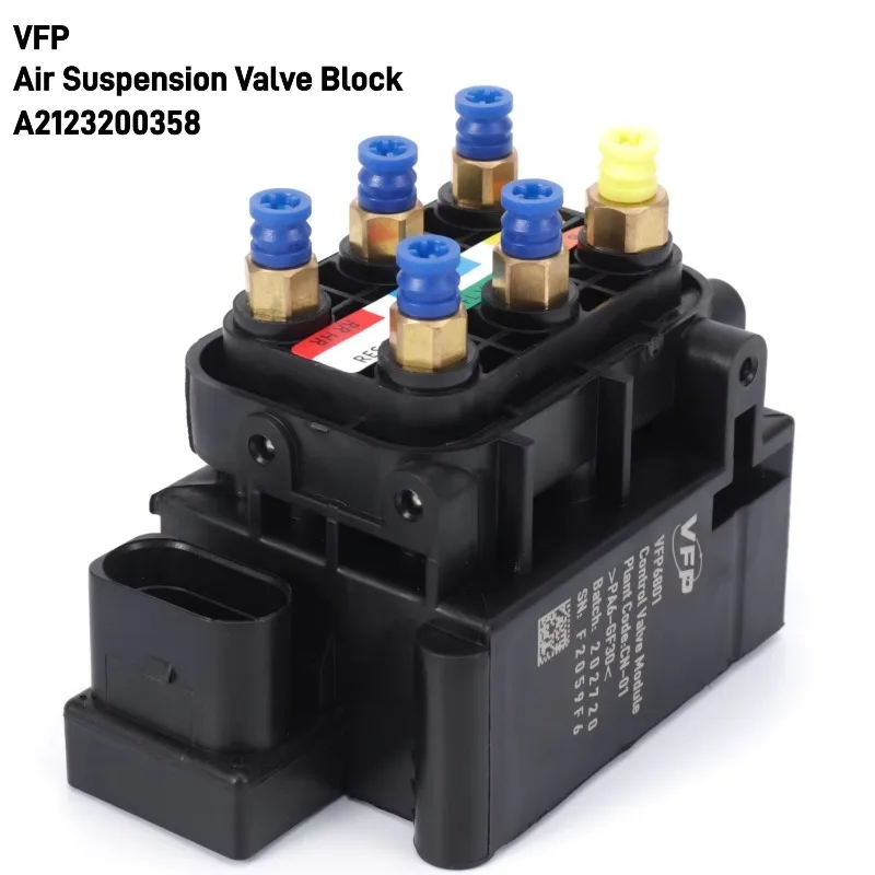 Air Suspension Valve Block A2123200358 for Mercedes Benz W164 W166 W212 W221 W251 Air Supply Distribution Valve