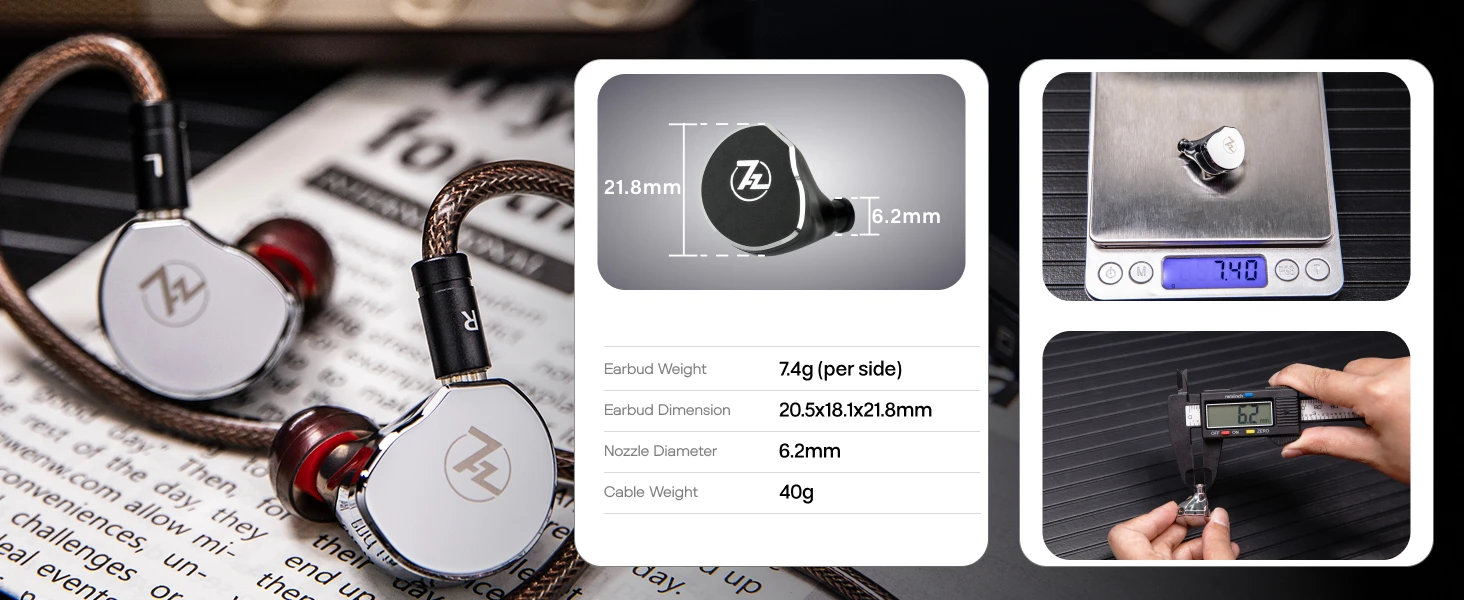 7Hz x Crinacle: Di-ablo/Divine Planar Magnetic Driver In-Ear-Monitore mit hochwertigen Aluminiumgehäusen und abnehmbarem Kabel – Detail 7