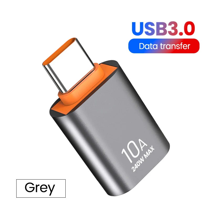 10A OTG USB 3.0 To Type C Adapter USB Female To Type c Male Fast Charging adadpter OTG USB C For Xiaomi Samsung Laptop PC image 3