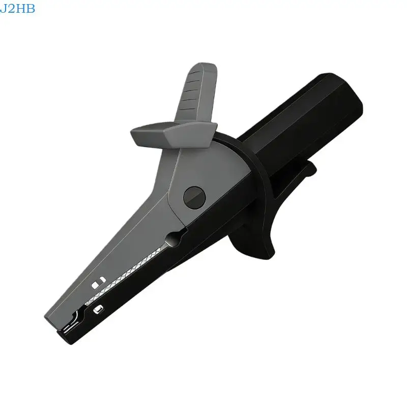 J2HB Insulated Test Clamp Large Size Connectors Terminals 4mm Banana Probe Clip Multimeter Accessories Easy to Install