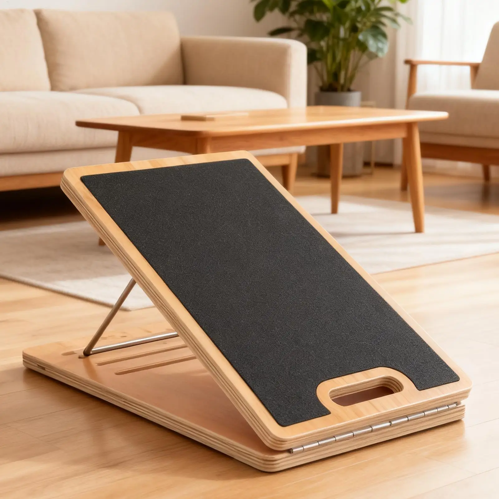 planche-inclinee-pour-etirement-des-mollets-1-piece-en-bois-antiderapante-entrainement-pilates-bloc-d'equilibre-incline-cale-d'etirement-de-la-cheville-pour-hommes-et-femmes