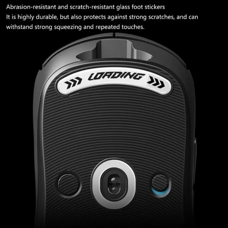 Upgraded Glides Feet Sticker Mouse Feet for GPW1 Ultra smooth Slides with Glass Material