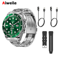 Luxury Smart Watch Man High-End Android Fitness Tracker Aiweile Aw12 Sport Business Bluetooth Call For Huawei IOS Smart Clock