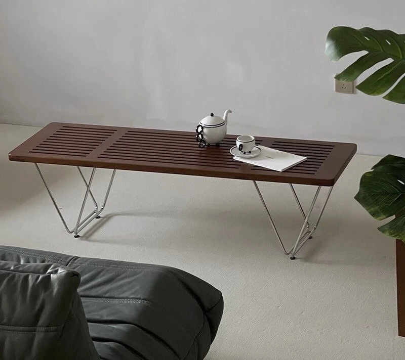 Vintage home Nordic bedside stool solid wood strip stool dining table  entrance entrance shoe change  bedroom cloakroo