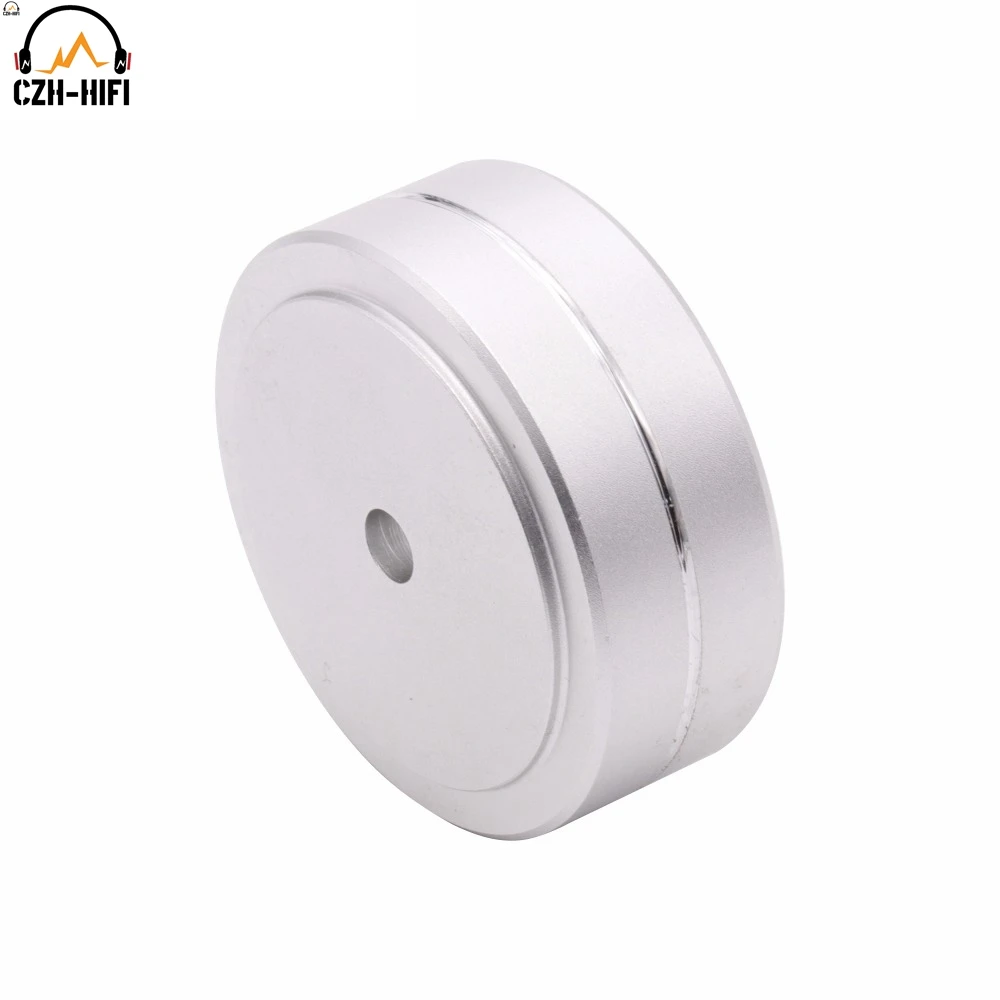 4 stücke 40x20 m CNC Gefräste Aluminium Verstärker Füße Stoßdämpfer Plattenspieler Füße Audio CD HIFI Isolation Füße pad AMP CD Plattenspieler – Detail 6