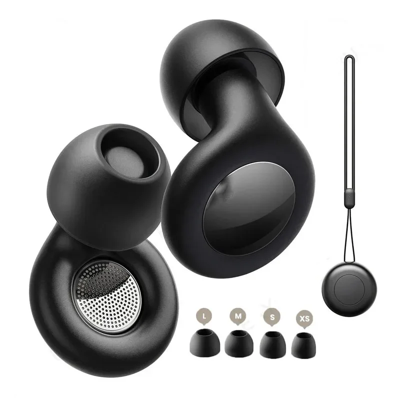 

Noise-Canceling Earplugs With A Storage Case Soft Silicone Earplugs Hearing Protection Suitable For Concerts