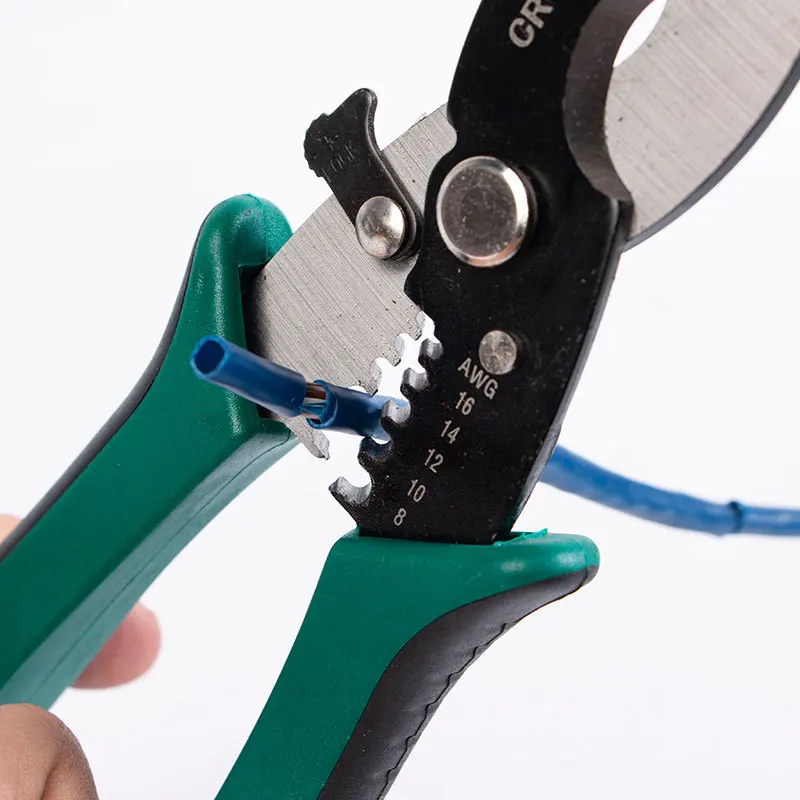1PC Cable Cutting Wire Stripper Scissor Stripping Pliers Cutter 1.6-4.0mm Hand Tools for Electrical Work Ferramentas Herramienta