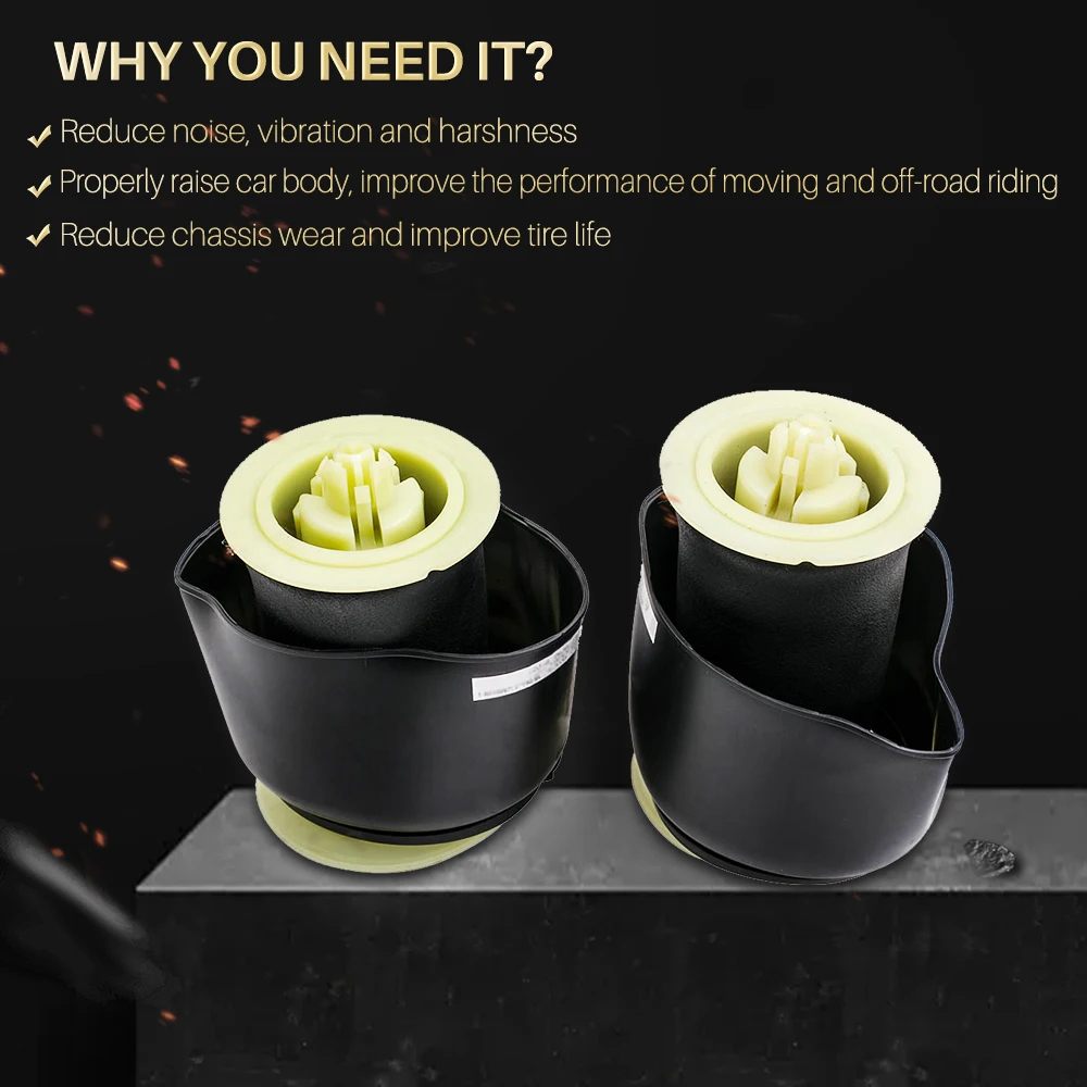 

2PCS Rear Air Suspension Shock Strut Bag for BMW 5 Series E61 for BMW F11 37106781827 37206789450