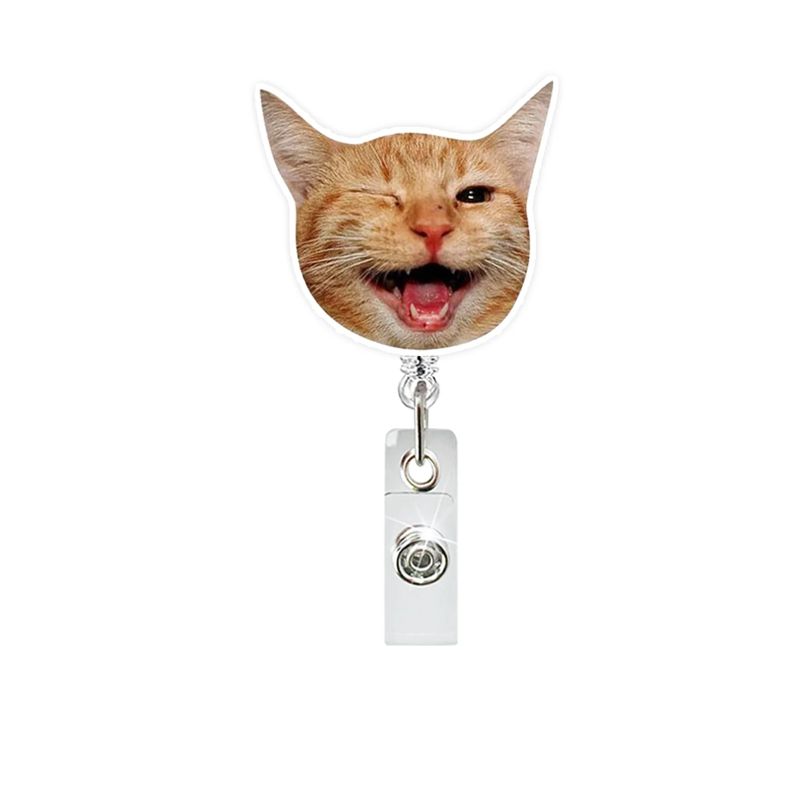Alligator Clip Id Holder Versatile Badge Holder Retractable Name Tag Charming Doctor Nurse Badge Holder For Teacher Schools