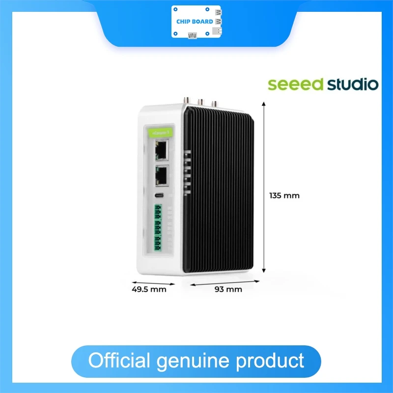 

Промышленный контроллер-шлюз LoRaWAN Seeedstudio reComputer R1225 на базе CM4, 4 ГБ ОЗУ, 32 ГБ eMMC, два порта Ethernet, RS485