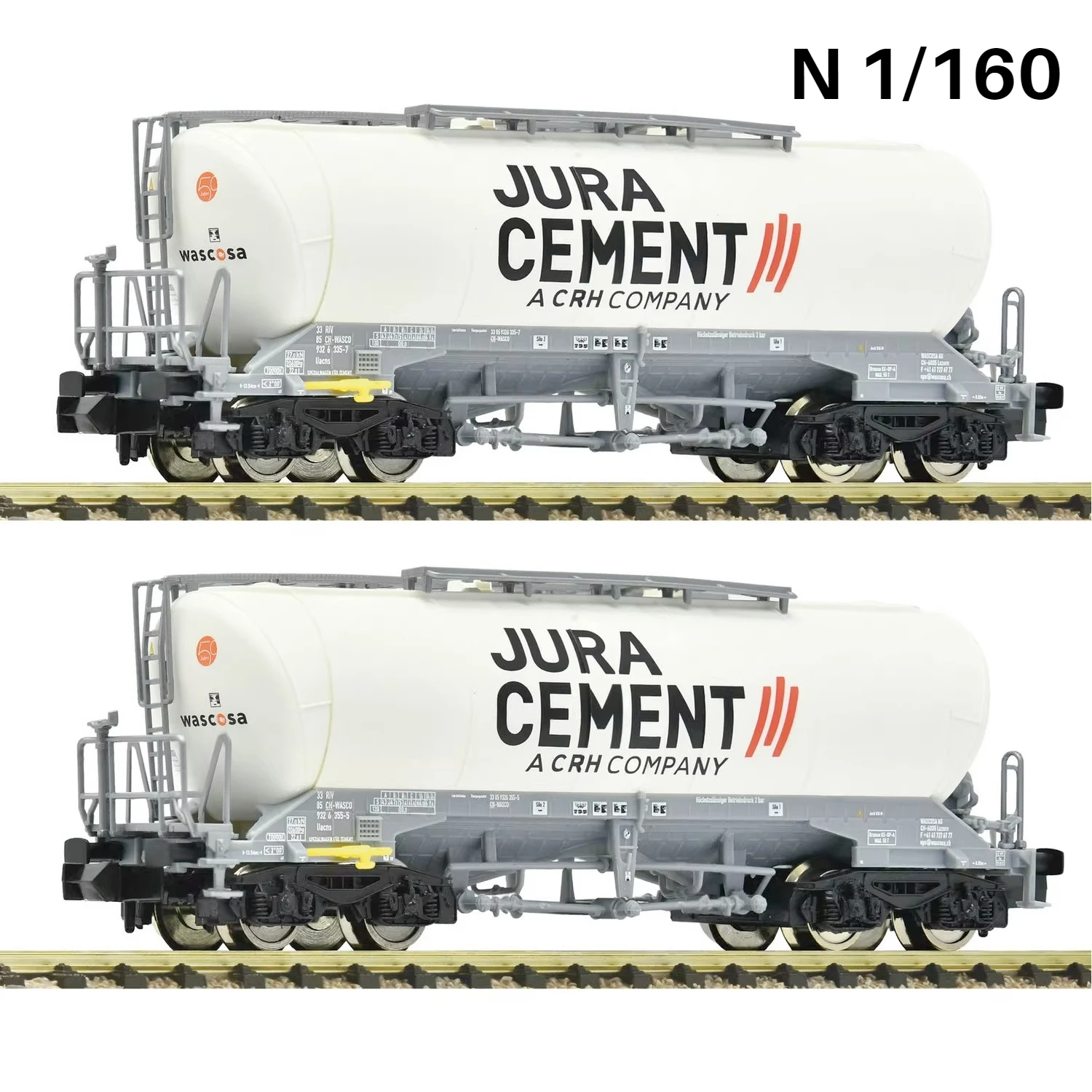 

FLEISCHMANN N-тип 1/160 игрушечный поезд 6660090 цементный танкер грузовая карета белая двухсекционная модель каретки игрушка для мальчика в подарок