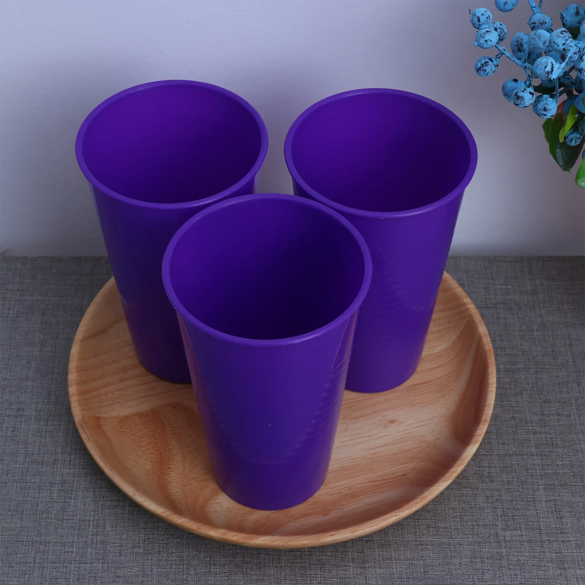 

12pcs Non-Slip Juice Durable Stackable Plastic Drinking For Outdoor Picnic Patio Cafe Beer Wine Water Use Home Plastic Cups