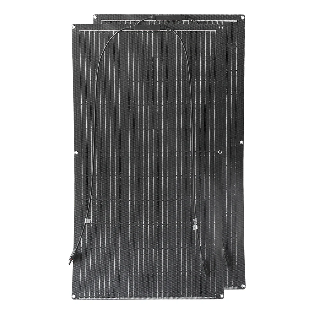 Hoog rendement ETFE flexibel zonnepaneel monokristallijn 100W 200W 300W 400W kit voor 12V batterijlader off-grid power camping