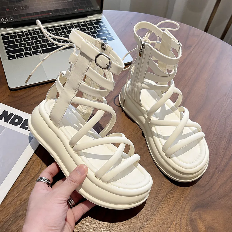 Womens Supportive Height Platform Multi-Functional Strap System Quick-Release Fasteners & Ergonomic Footbed - Daily Mobility