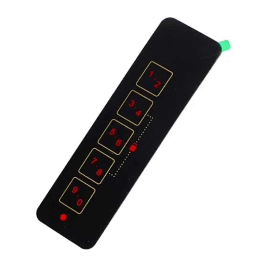 

Sticker For Toyota Vehicles Installed Touch Keypad Replacement 00016-00506-BS