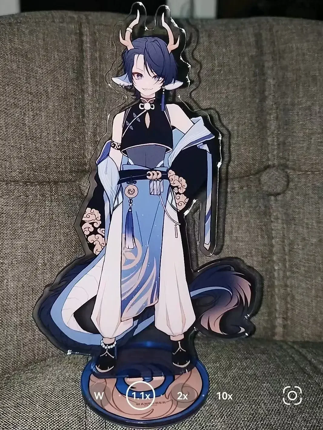 Scaramouche Stojak akrylowy Wanderer Figurka Wyświetlacz Anime Towary Kolekcja Dekoracja biurka Ozdoba Accesorios Zabawka Model Prezent — zdjęcie 5
