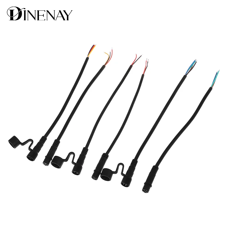 2/3/4/5/6/7/8-контактная промышленная вилка «папа» и «мама», круглый разъем питания, водонепроницаемая розетка с пылезащитной крышкой