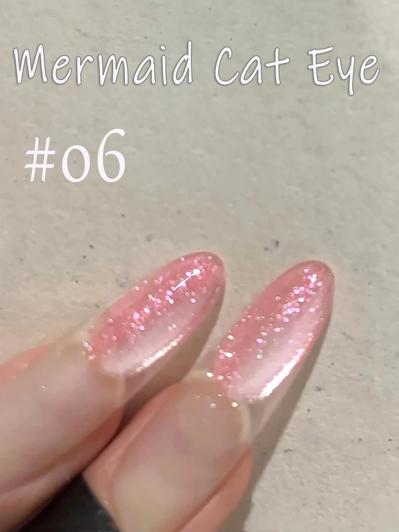 1-6 pz WS Autunno Unghie Super Flash Rosa Verde Viola Glitter Sirena Cat Eye Gel Smalto per unghie 2025 Y2K Unghie Perle di vetro Gel