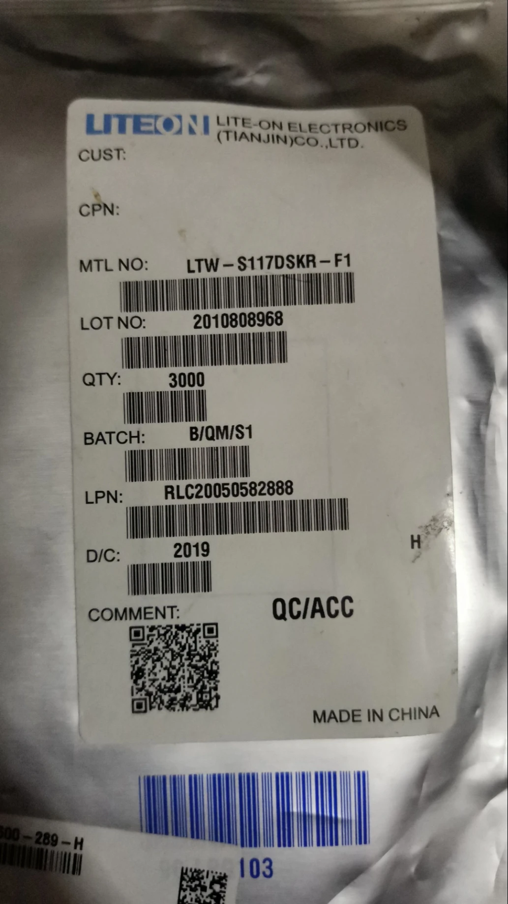 

50Pcs/LTW-S117DSKR-F1 Taiwan, side 1204 red and white, super bright patch LED lamp beads