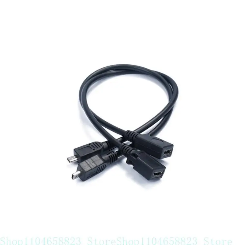 MicroUSB Female To Mini USB 8 Pin Male Converters Micro5p USB To Mini USB Cable For Digital Cameras Car Recorders