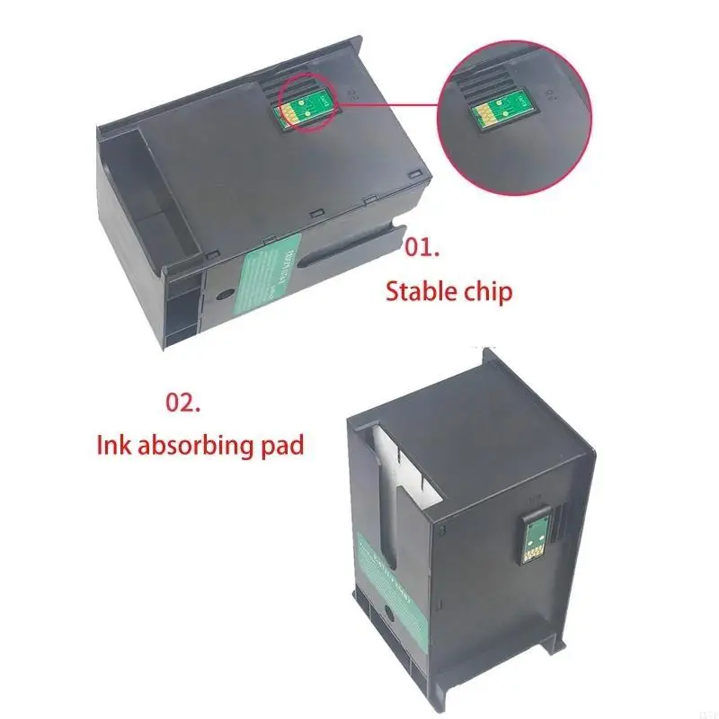 

4X7E T6711 Maintenance Box for L1455 WorkForce WF-3641 WF-7621 WF3620 WF7621 WF7110 WF7610 WF7111 Printer PXMB3