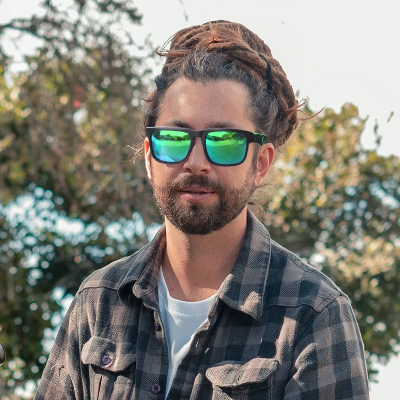 VIAHDA new and coole Polarized Ssunglasses Classic Men Shades Brand Designer Sun glasses Eyewear Male UV400