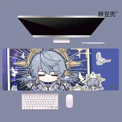 Sexta-feira-Anime Honkai Star Rail Gaming Mousepad, tamanho grande e pequeno, tapete gamer, teclado da empresa, tapete de mesa do computador