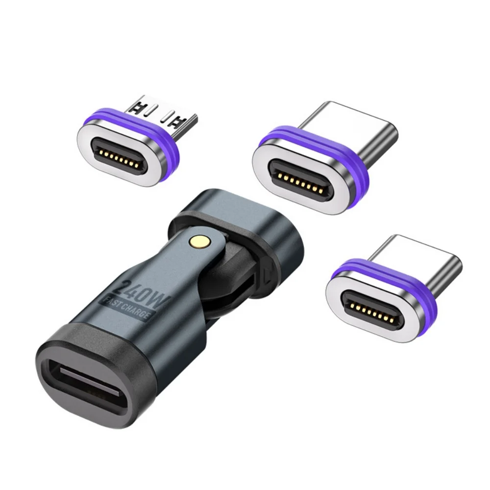 PD 240W Magnetic Charger Cable for Huawei Samsung Galaxy XCover7 Sony Xperia 5 V Moto G55 vivo Y18i Doogee V30 Pro Fast Charging