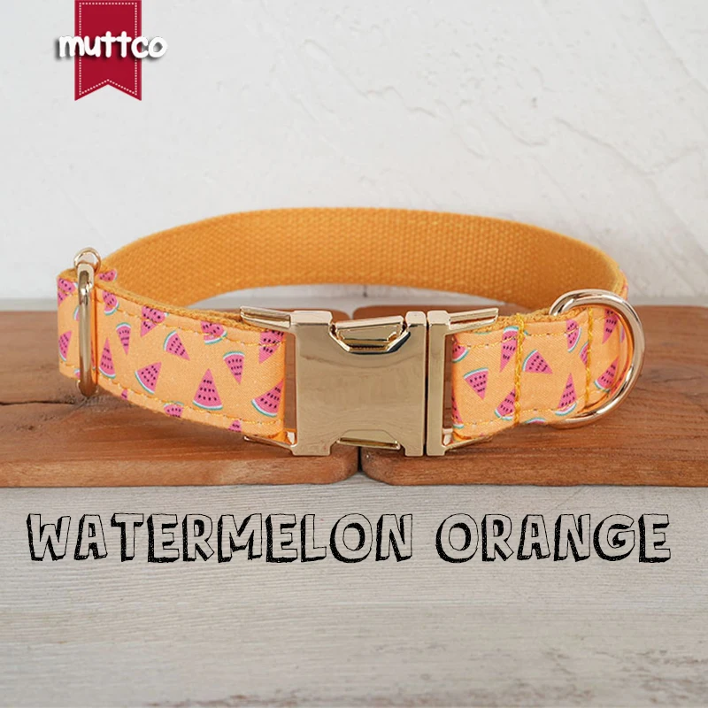 

MUTTCO это в сочетании с арбузным узором на желтом фоне WATERMELON ORANGE, чтобы добавить летнее прикосновение, 5 размеров UDC171