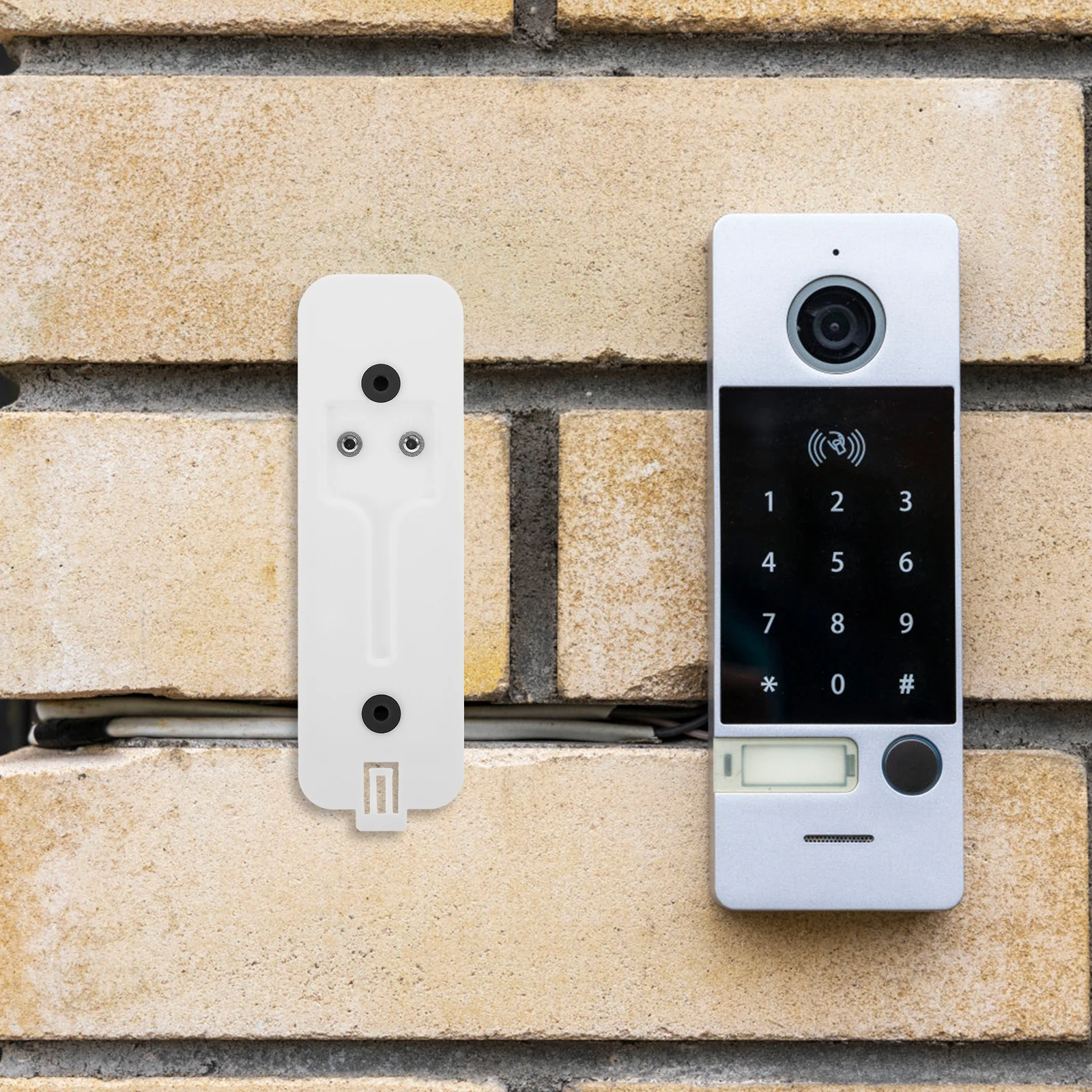 

Doorbell Installation Back Panel Mount for Anti-Theft Brackets Security Holder Doorbells Intelligent No-drill
