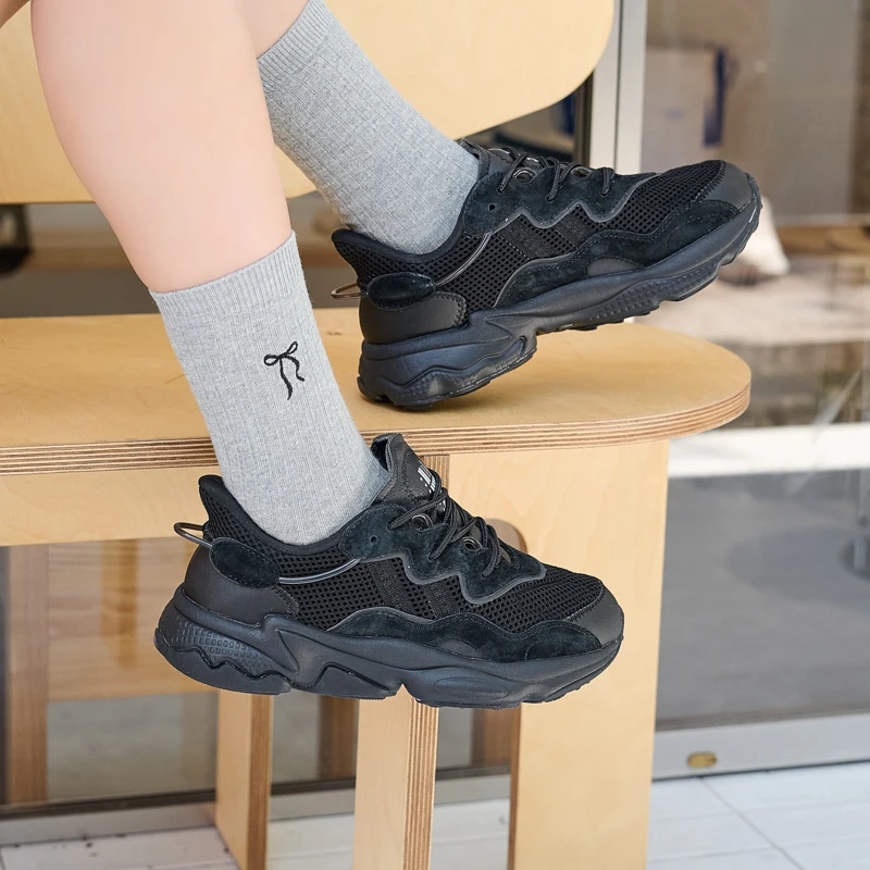 Fashionable versatile new summer men's sneakers sports running leisure trendy breathable height increasing men's shoes