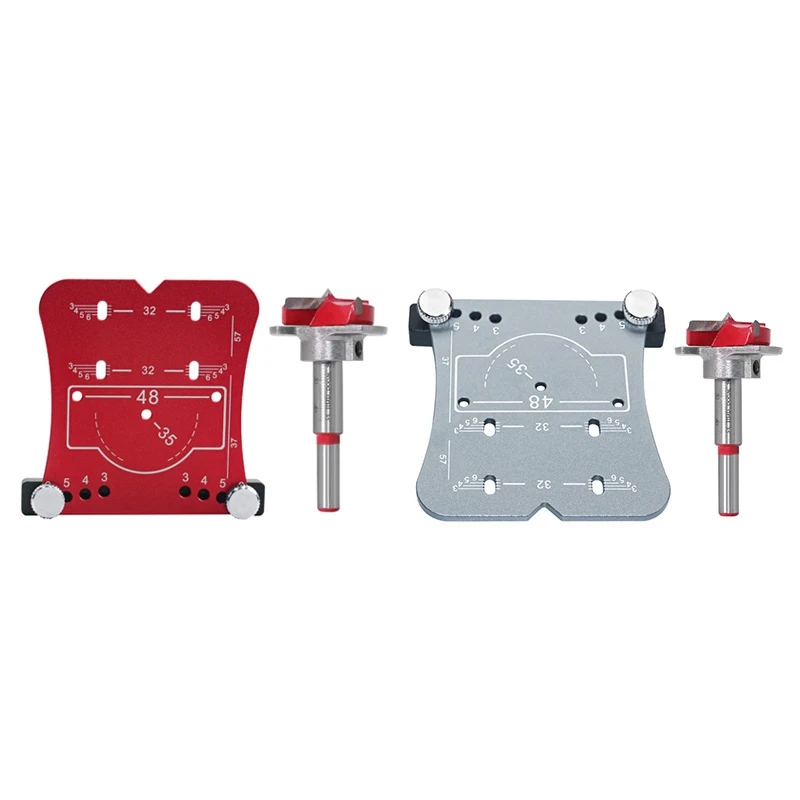 

A83I-35Mm Woodworking Hinge Hole Opener Punch Tool,Punch Locator And Limiting Frame,Drilling And Mounting Of Hinges