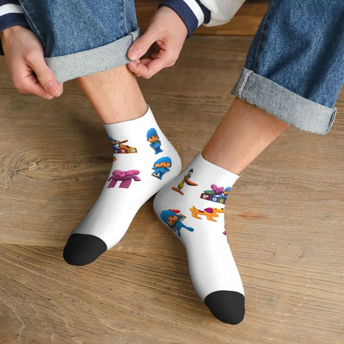 

Pocoy Socks Harajuku Sweat Absorbing Stockings All Season Socks Accessories for Unisex Christmas Gifts