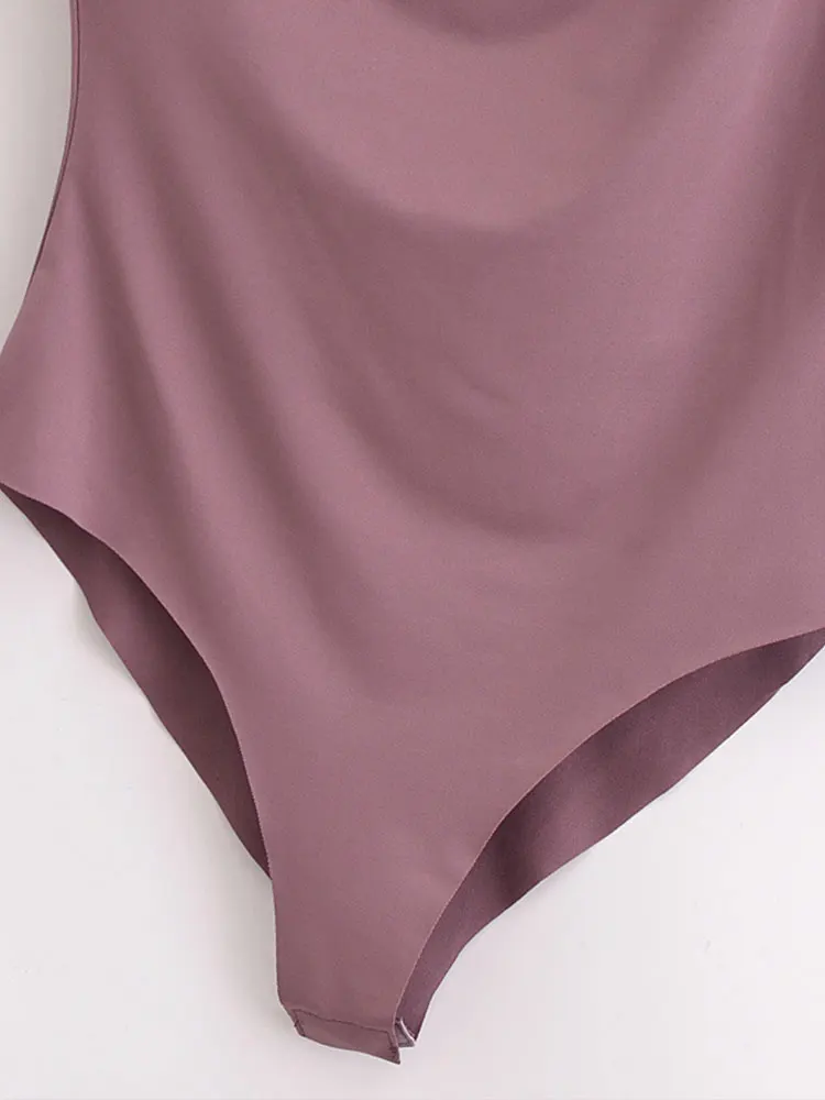 2025 delle donne di estate chic pieghettato sexy solido skinny corsetto sottile tuta da donna moda tute eleganti Mujer top