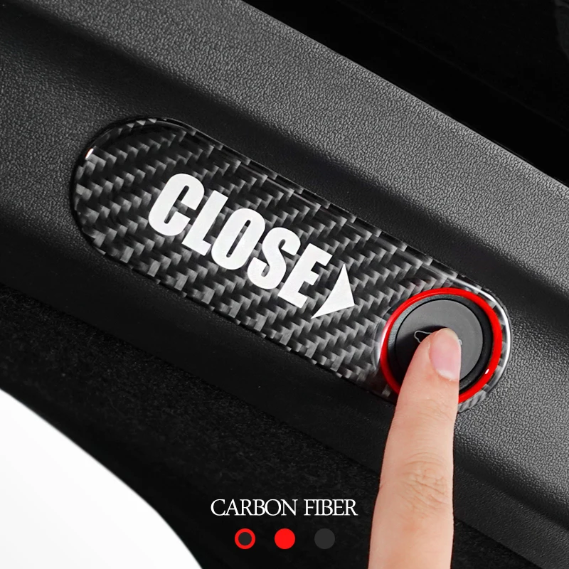 

Applicable to Tesla model3/Y trunk button sticker, electric tailgate prompt sticker, interior modification Ya accessories