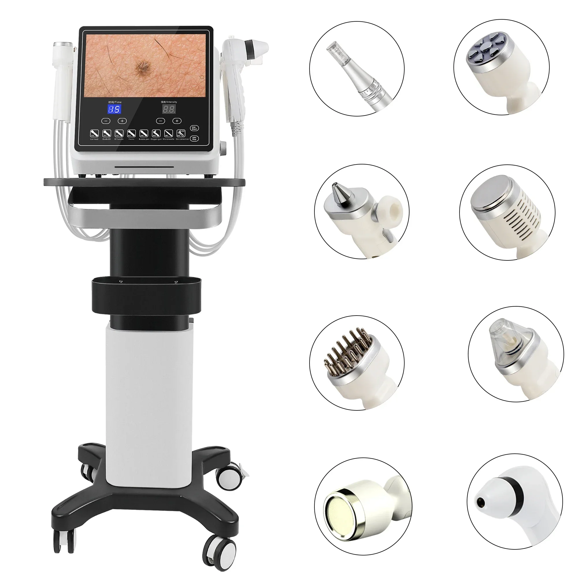 2025 Hydro Dermabrasion Machine with High Pixel SkinDetection for Hair Scalp Pores Home Use Beauty SkinMicrodermabrasion Machine