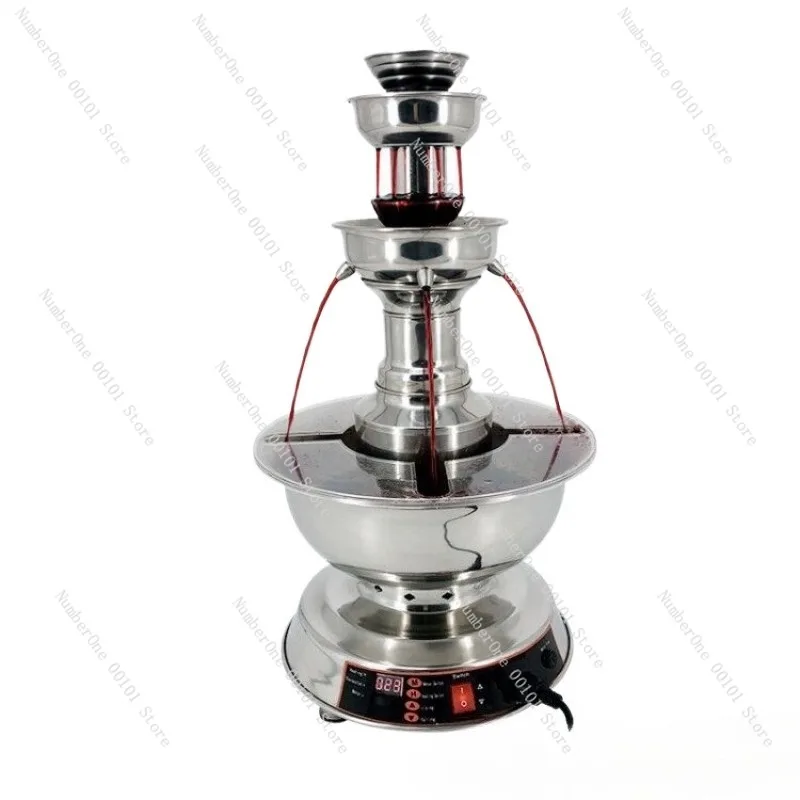 Commercial Red Wine Fountain Machine Self-Service Champagne Beverage Machine Hotel Constant Temperature Electric Fountain System