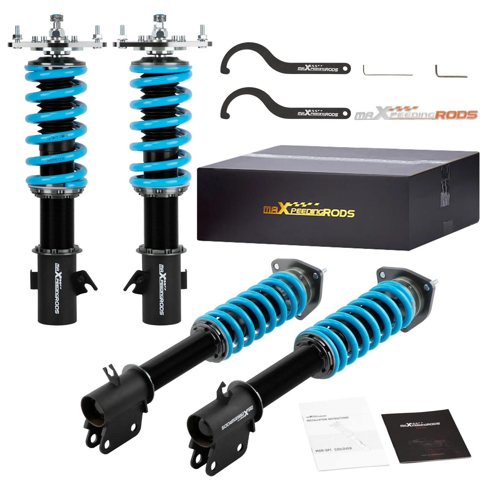 MaXpeedingrods 24 Way Damper Coilover Suspension For Subaru Impreza WRX GDA GDB 02-07 SAAB Shock Absorber