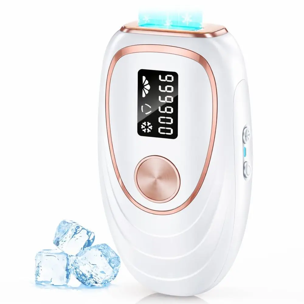 

IPL Hair Removal System for Women & Men - 45° Ice Cooling, 86% Reduction in 3 Weeks, Full Body & Bikini