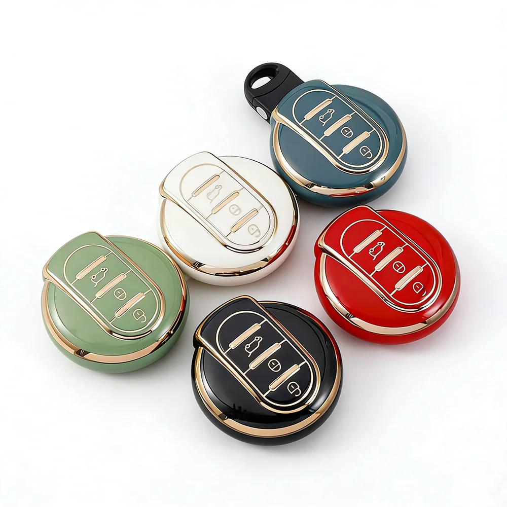 

TPU Protection Key Case for BMW Mini COOPERS ONE JCW F56 F55 F54 F57 F60 R55 R56 R57 R58 R59 R60 S Roadster Car Key Cover Rings